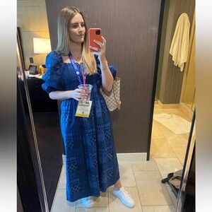 Ann Mashburn Blue Andra Dress